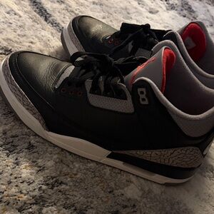 Jordan 3s black cement